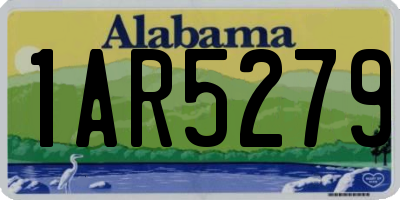 AL license plate 1AR5279