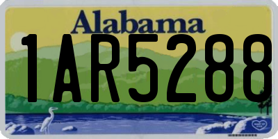 AL license plate 1AR5288