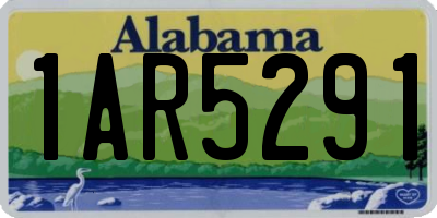 AL license plate 1AR5291