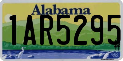 AL license plate 1AR5295