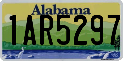 AL license plate 1AR5297