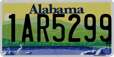 AL license plate 1AR5299