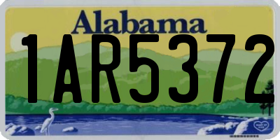 AL license plate 1AR5372