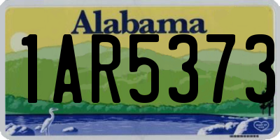 AL license plate 1AR5373