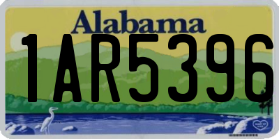 AL license plate 1AR5396