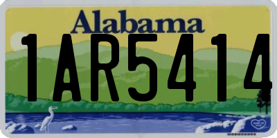 AL license plate 1AR5414