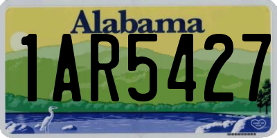 AL license plate 1AR5427