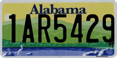 AL license plate 1AR5429