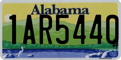 AL license plate 1AR5440