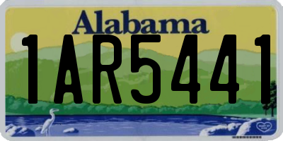 AL license plate 1AR5441