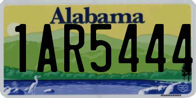 AL license plate 1AR5444