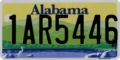 AL license plate 1AR5446