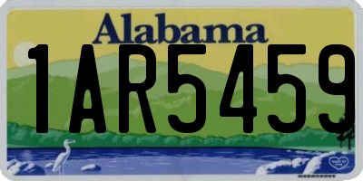 AL license plate 1AR5459