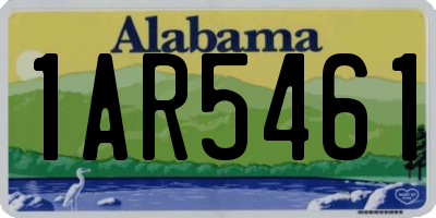 AL license plate 1AR5461