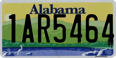 AL license plate 1AR5464