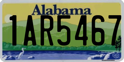 AL license plate 1AR5467