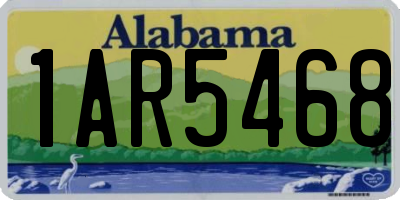 AL license plate 1AR5468