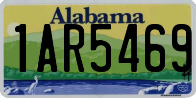 AL license plate 1AR5469