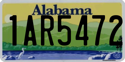 AL license plate 1AR5472