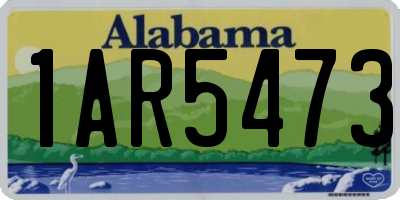 AL license plate 1AR5473