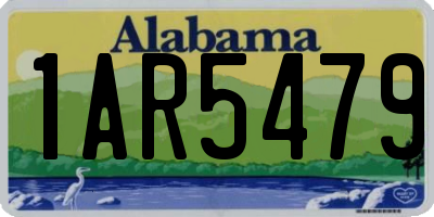 AL license plate 1AR5479