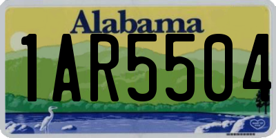 AL license plate 1AR5504