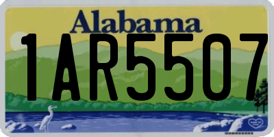 AL license plate 1AR5507