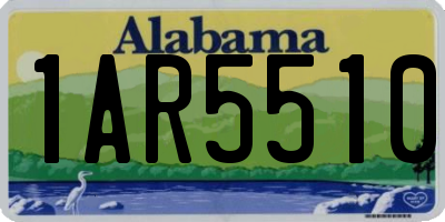 AL license plate 1AR5510