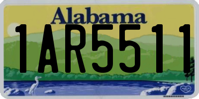 AL license plate 1AR5511