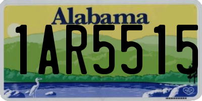 AL license plate 1AR5515