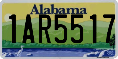 AL license plate 1AR5517