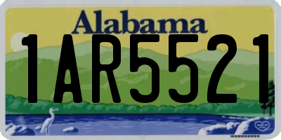 AL license plate 1AR5521