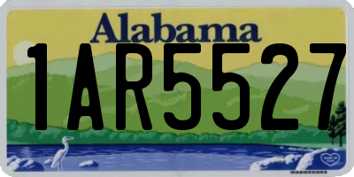 AL license plate 1AR5527
