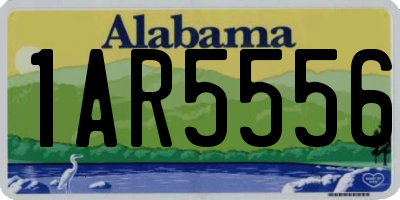 AL license plate 1AR5556