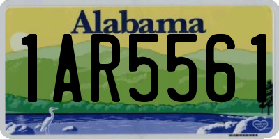 AL license plate 1AR5561
