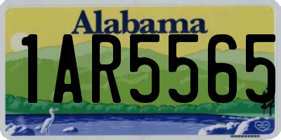 AL license plate 1AR5565