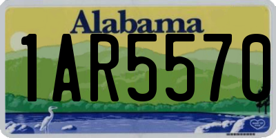 AL license plate 1AR5570