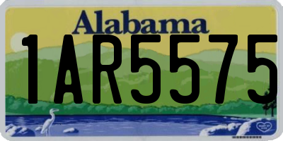 AL license plate 1AR5575