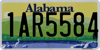 AL license plate 1AR5584