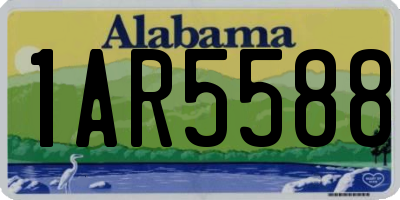 AL license plate 1AR5588
