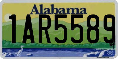 AL license plate 1AR5589