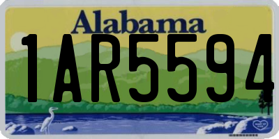 AL license plate 1AR5594