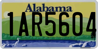 AL license plate 1AR5604