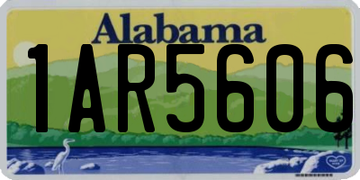 AL license plate 1AR5606