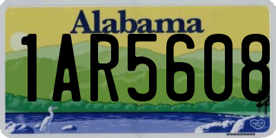 AL license plate 1AR5608