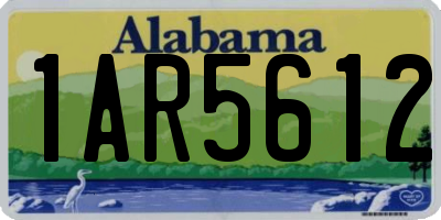AL license plate 1AR5612