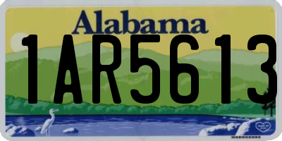 AL license plate 1AR5613