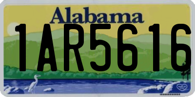 AL license plate 1AR5616