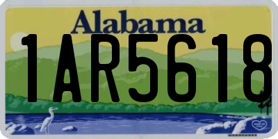AL license plate 1AR5618