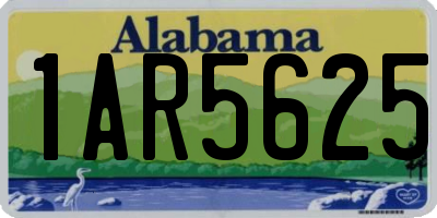 AL license plate 1AR5625